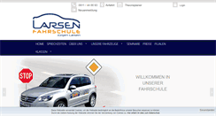 Desktop Screenshot of fahrschule-larsen-lernen.de