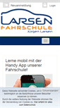 Mobile Screenshot of fahrschule-larsen-lernen.de